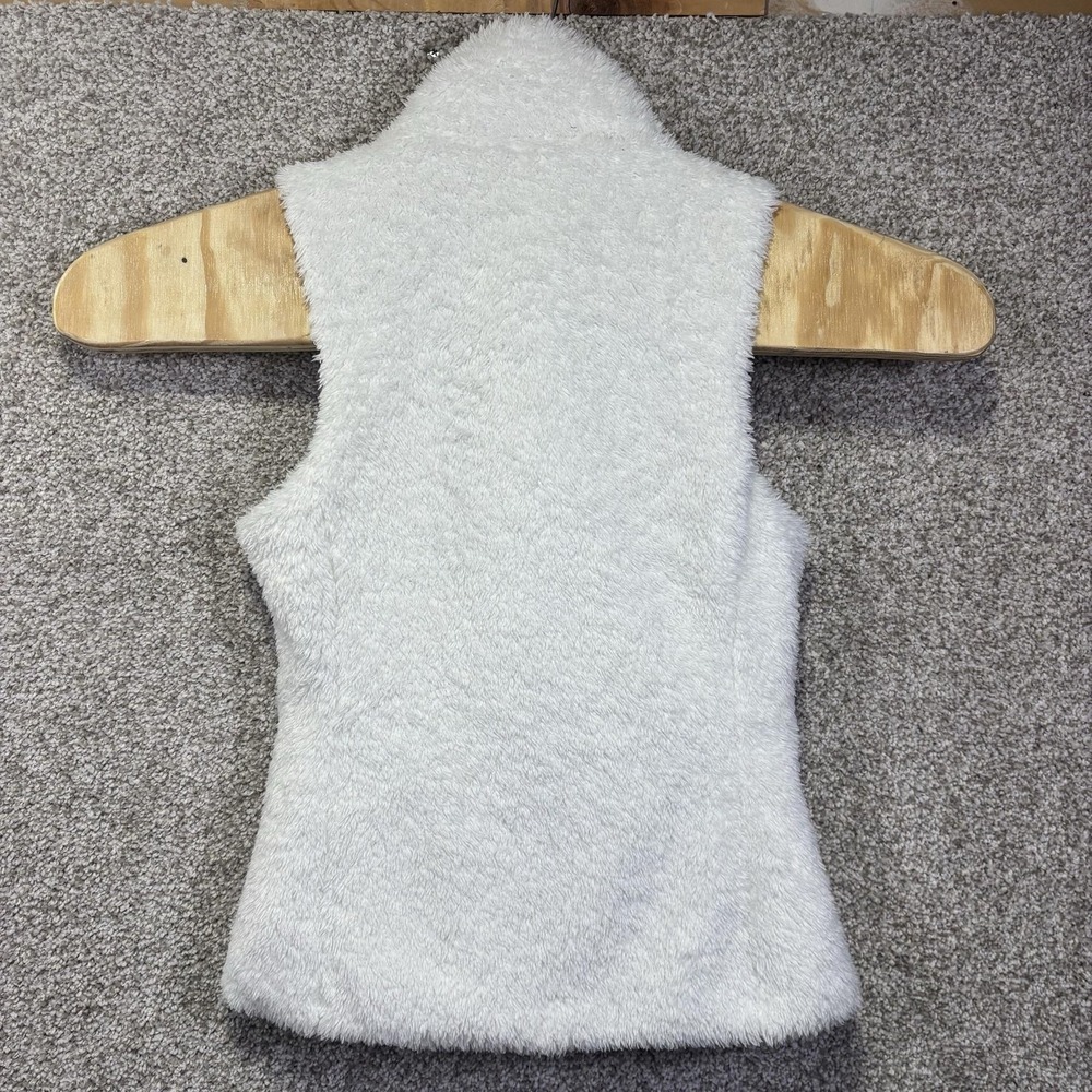 Patagonia Los Gatos Vest Womens XS White Sherpa Fleece Full Zip Lined Warm - Picture 7 of 7